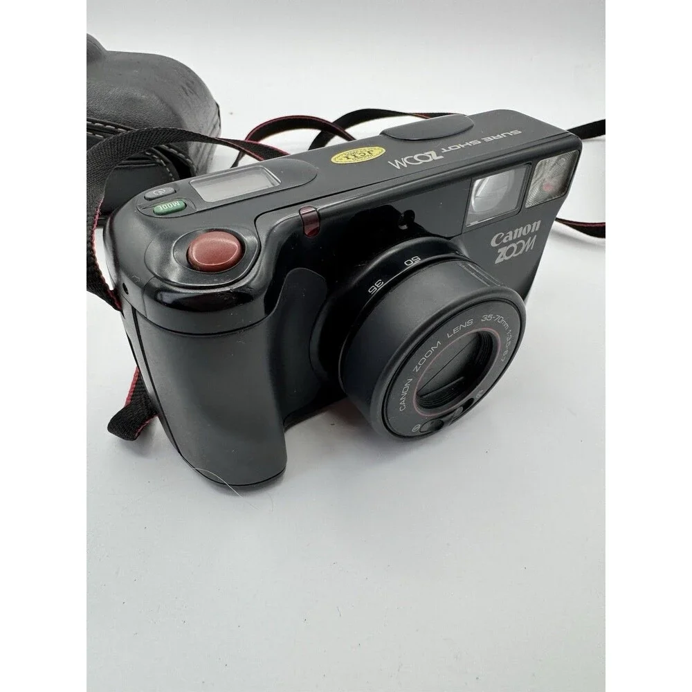 Canon Sure Shot Zoom XL 35-70mm 35mm Film Camera Tested w Case Battery Strap
